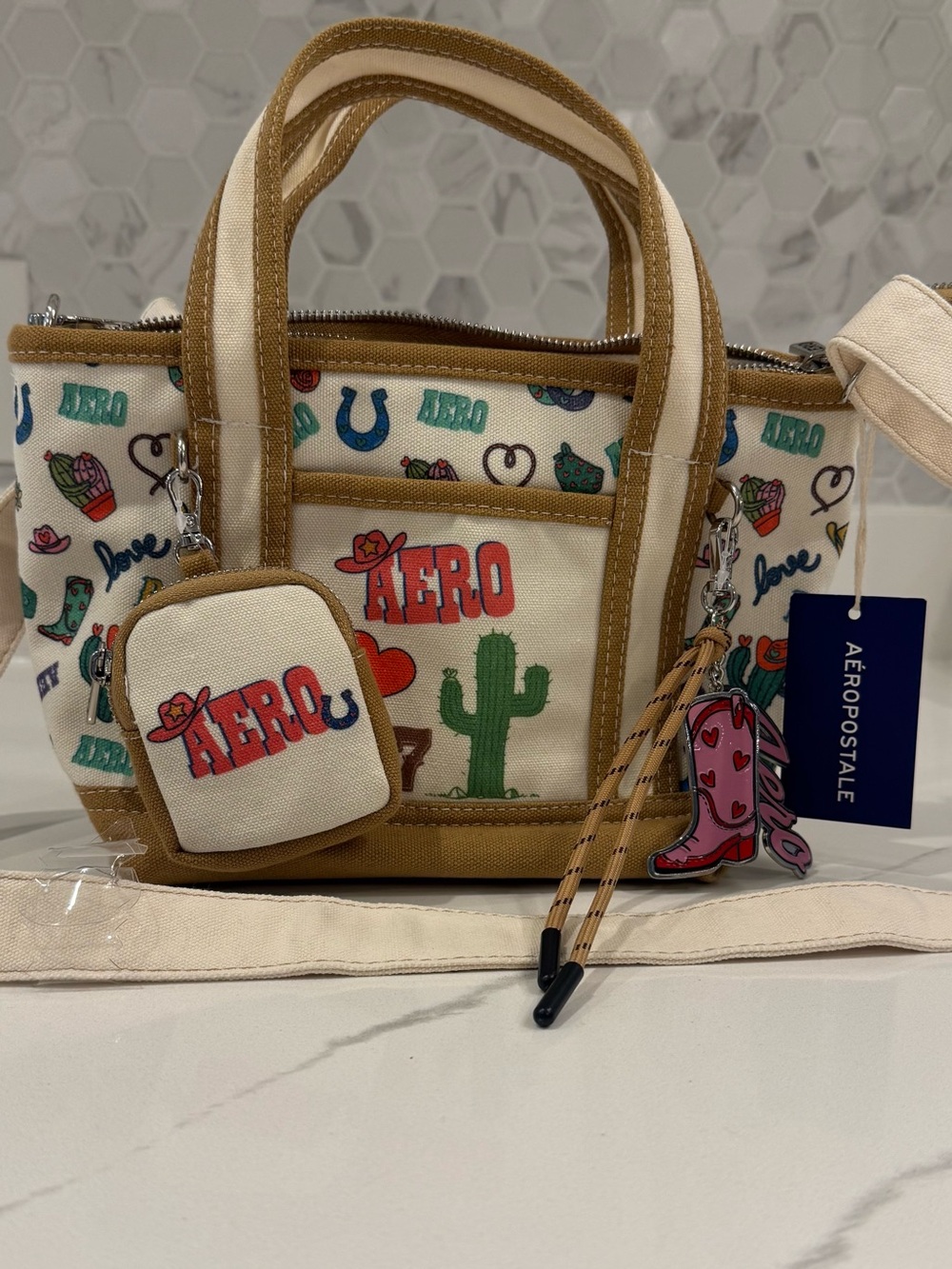 NWT Aeropostale Western Cowboy Bag